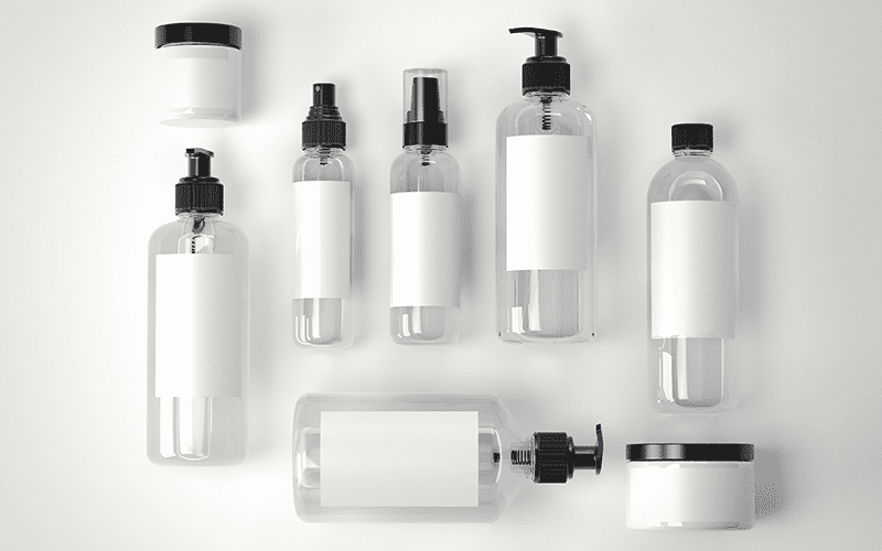 plastic bottles & jars